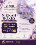 Nikkah Boxes Deal of (200Pcs)