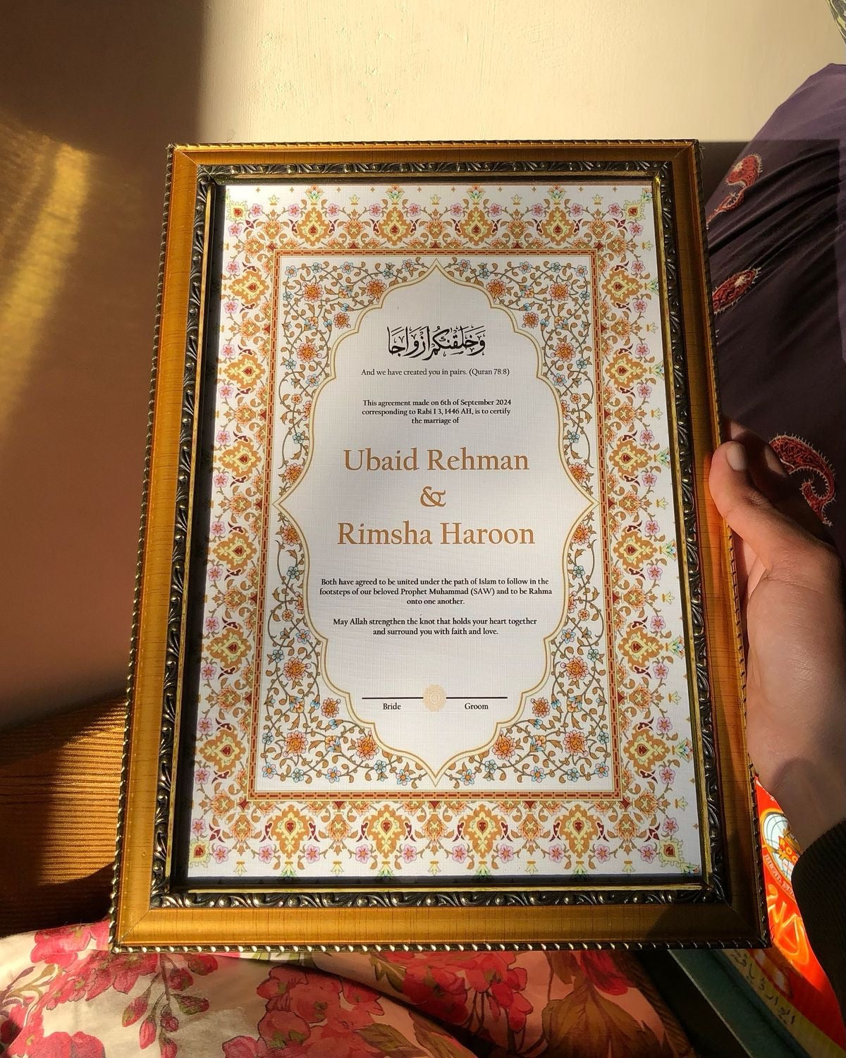 NIKKAH FRAMES