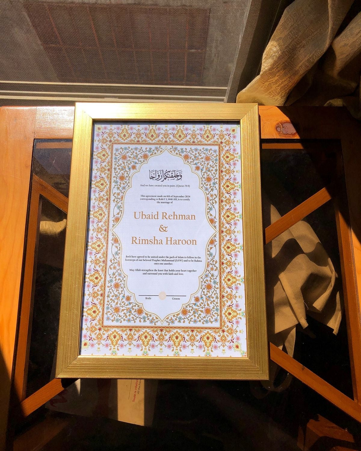 NIKKAH FRAMES