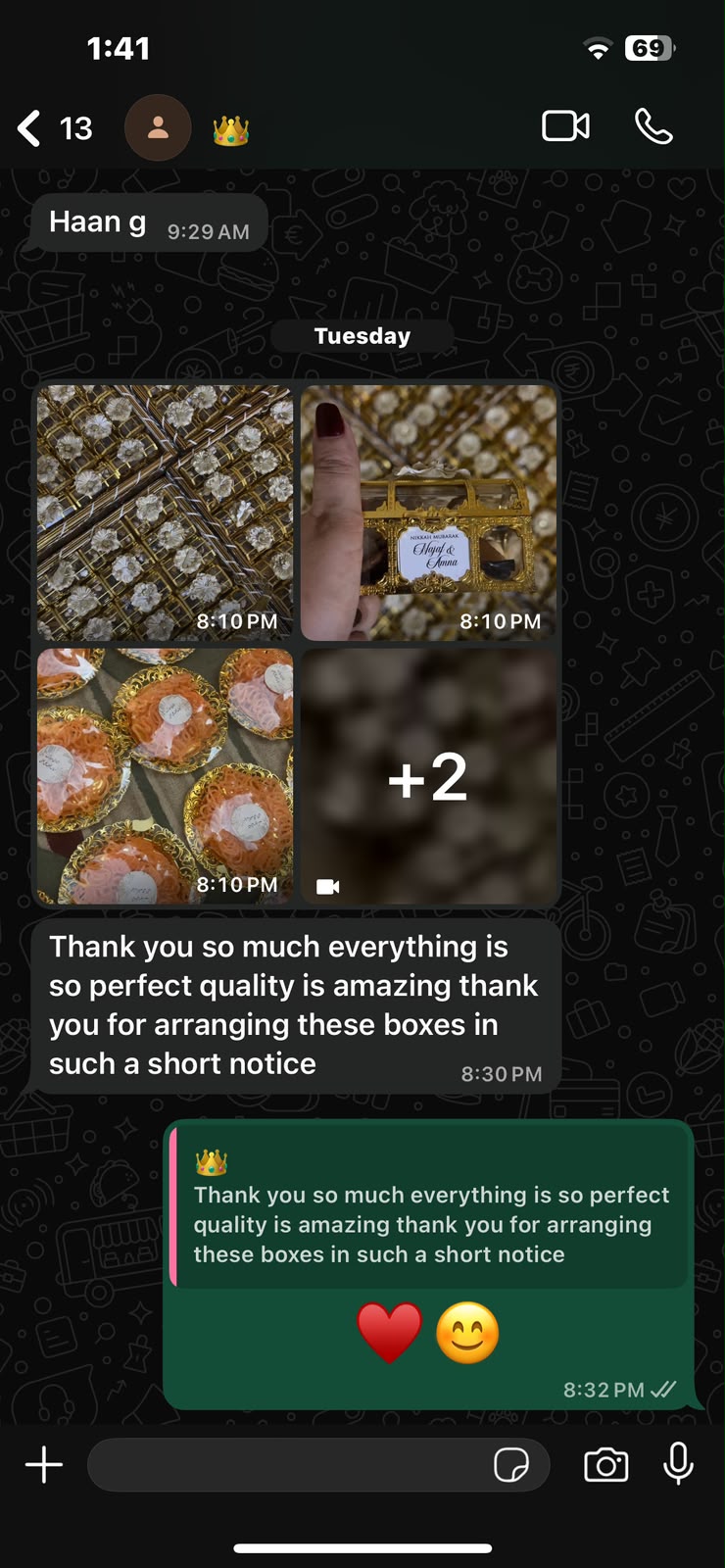 Customer review screenshot